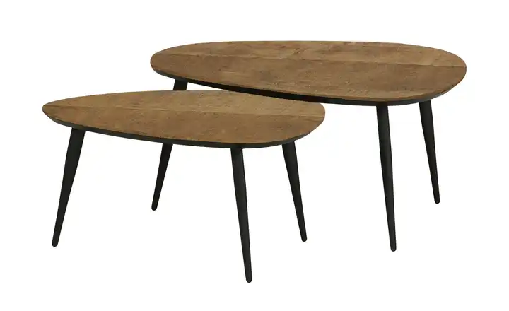 Primo Couchtisch 2er Set Teak (Nachbildung)