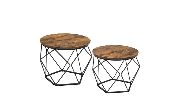 Couchtisch 2er-Set Braun