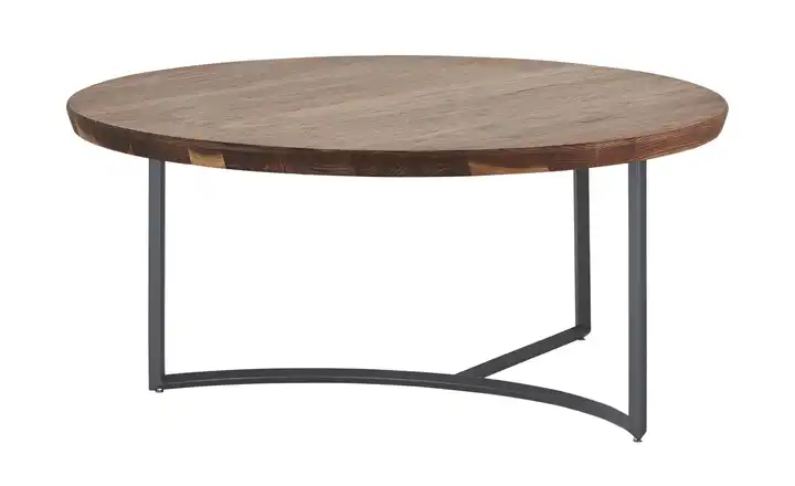 Couchtisch Nussbaum Basaltgrau Höhe ca. 32 cm