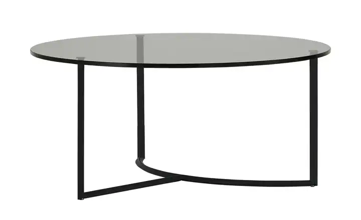 Couchtisch Grau Schwarz Höhe ca. 32 cm