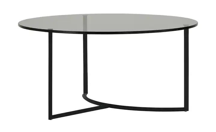 Couchtisch Grau Schwarz Höhe ca. 37 cm