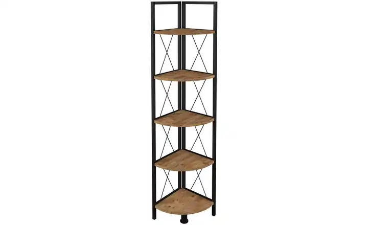 Eckregal Eiche (Nachbildung) 160 cm