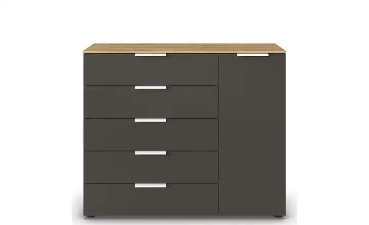 Sideboard Flipp Graphit, Eiche Artisan (Nachbildung) Graphit, Eiche Artisan (Nachbildung) Front: Dekor, Oberboden: Dekor Weiß