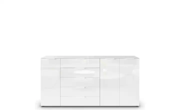Sideboard Flipp Weiß Weiß, Eiche Artisan (Nachbildung)