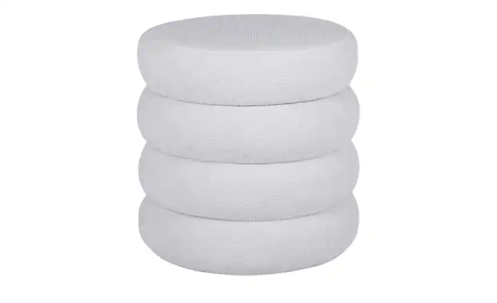 Polsterhocker Creme