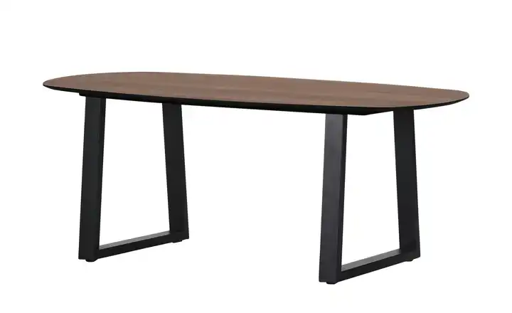 Esstisch Amerik. Nussbaum Kufen (trapezförmig) ohne Auszug, 200 cm