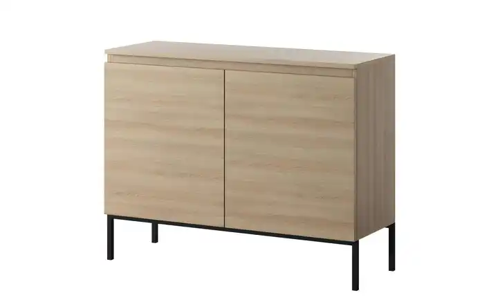 Sideboard 100 cm Eiche (Nachbildung) 2 Stück