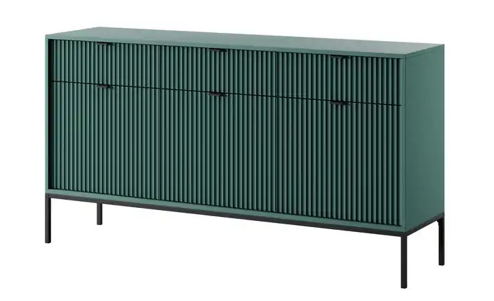 Sideboard Grün Schwarz