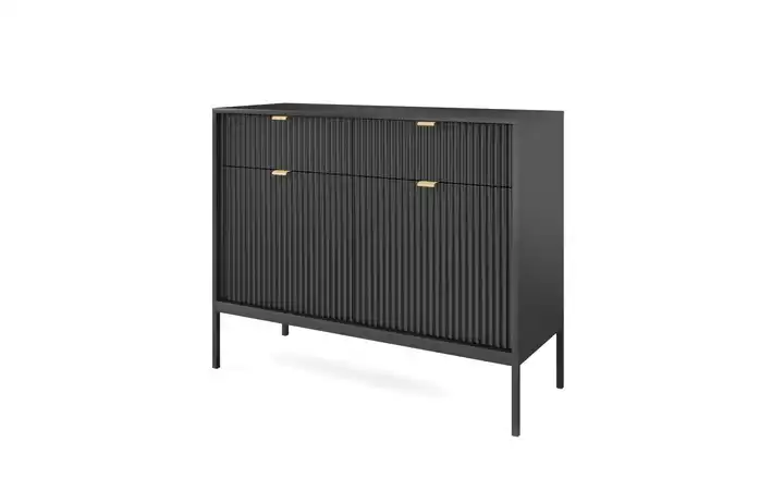 Sideboard Schwarz Schwarz