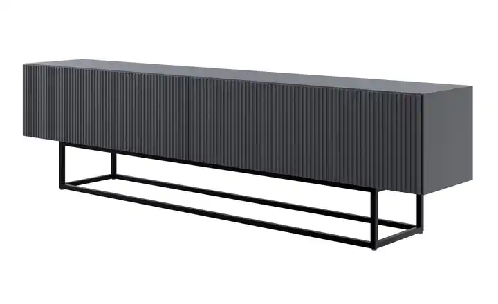 Lowboard Schwarz Schwarz