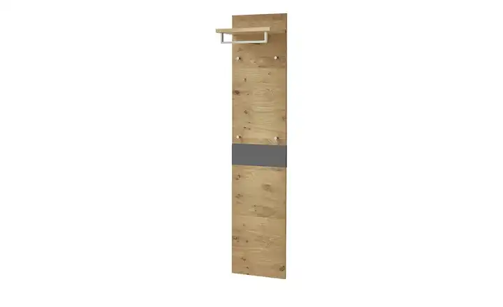 Woodford Garderobenpaneel Lina Eiche, Grau