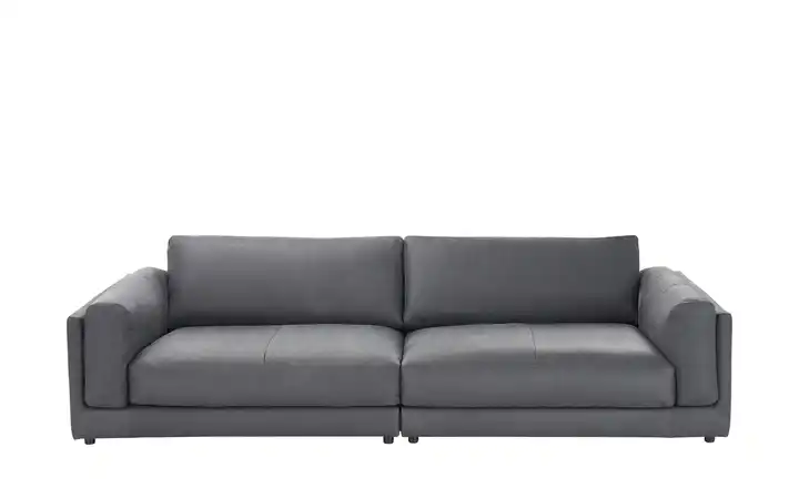 Bigsofa Anilinleder, veredelt in Nubuk-Optik King Size
