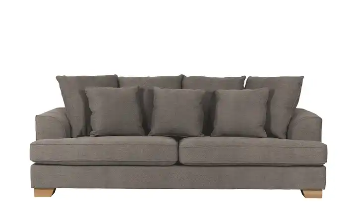 SOHO Sofa Franka Schlamm 3 Webstoff grob