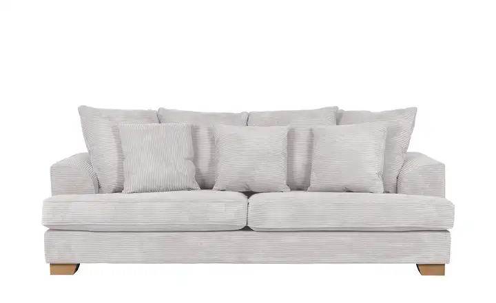 SOHO Sofa Franka Wollweiß 3 Cordstoff
