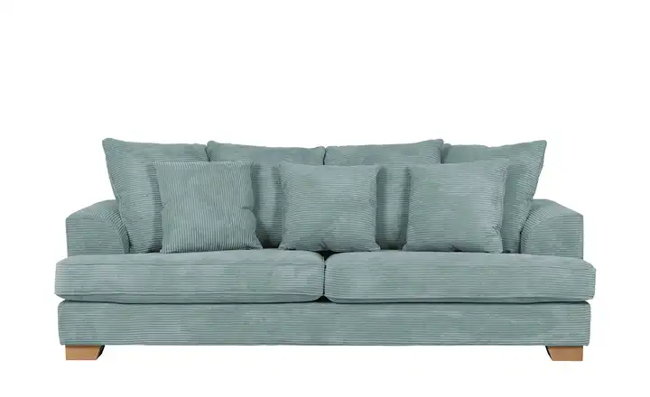 SOHO Sofa Franka Mintgrün 3 Cordstoff