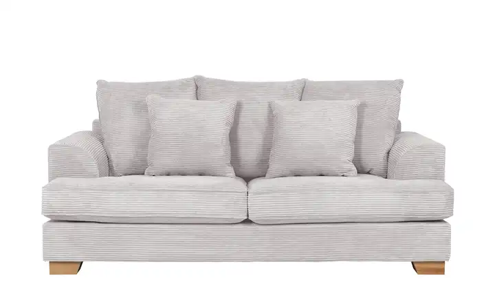 SOHO Sofa Franka Wollweiß 2,5 Cordstoff