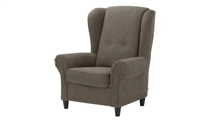 Sessel Kivana Braun Webstoff