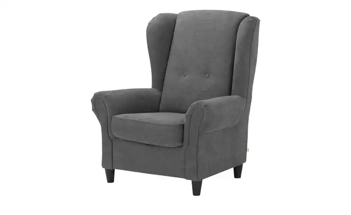 Sessel Kivana Grau Webstoff