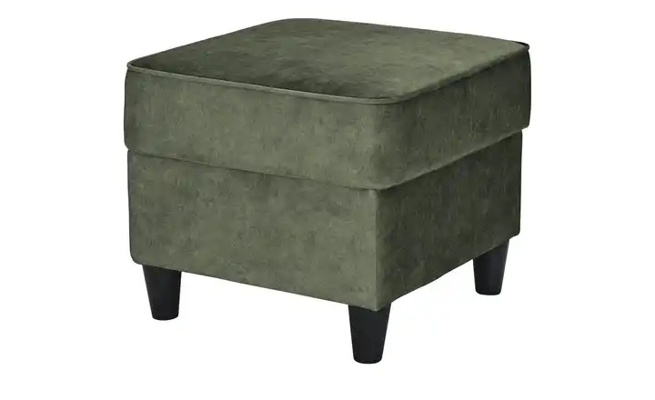 Hocker Kivana Waldgrün Samt