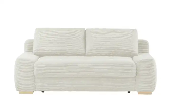 bobb Einzelsofa Eleny de Luxe Hellgrau Cordstoff