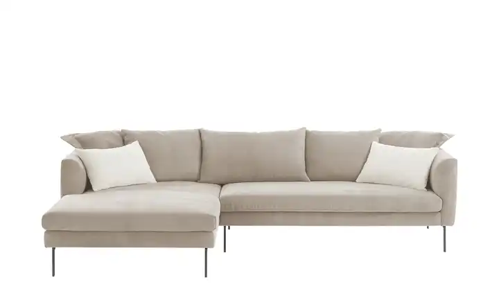 Gray & Jones Ecksofa aus Cord links Sand