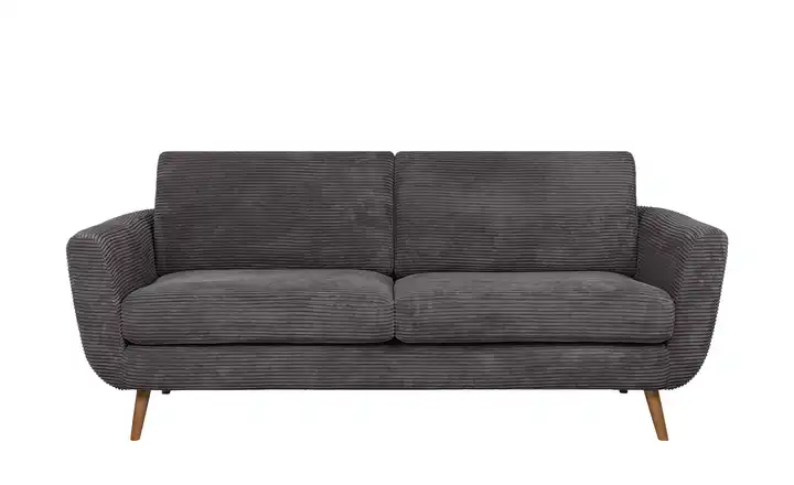 SOHO Sofa 2,5 Anthrazit Cordstoff