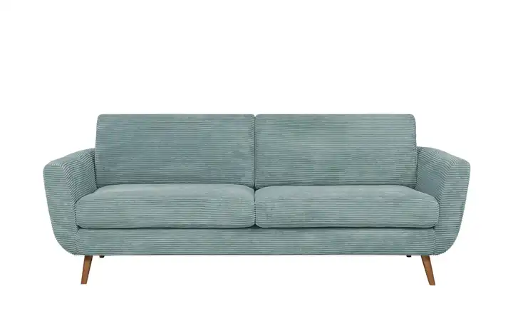 SOHO Sofa 3 Hellblau Cordstoff