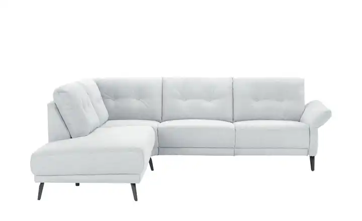 Jette Home Ecksofa  Scope  Hellgrau links ohne