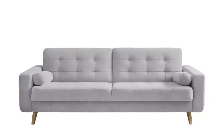 Schlafsofa mit Bettkasten Fjord Silbergrau