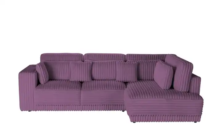 Twist Ecksofa  in modernem Breitcord Torrino