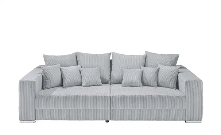 Primo Bigsofa aus Cordstoff Ricardo Hellgrau