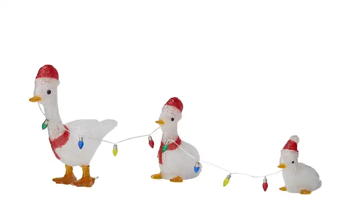  LED Ente, 3er Set  