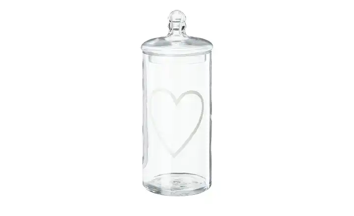 HOME STORY Glasdose mit Deckel  