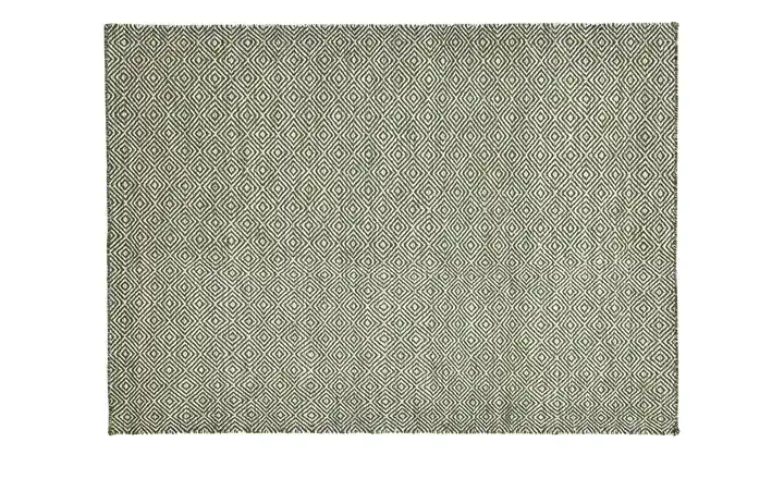 Naturteppich 200x290 cm rechteckig Beige, Grün