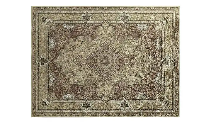 como Kurzflorteppich Goldfarben, Rot 200x300 cm rechteckig