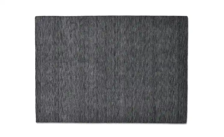 SANSIBAR Sylt Wollteppich Dunkelgrau 200 cm 140 cm 140x200 cm