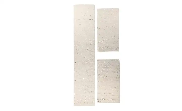 THEKO Berberteppich 70x620 cm Hellbeige, Ecru, Creme