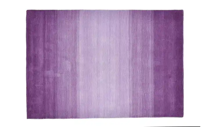 THEKO Wollteppich 160 cm 90 cm 70x140 cm Lila/Violett