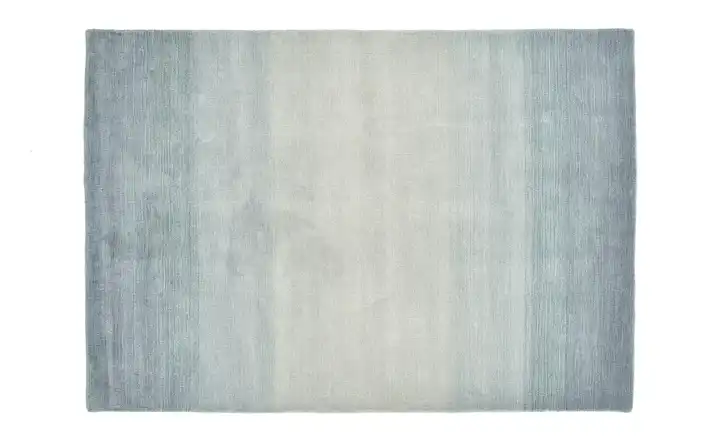 THEKO Wollteppich 160 cm 90 cm 70x140 cm Grau