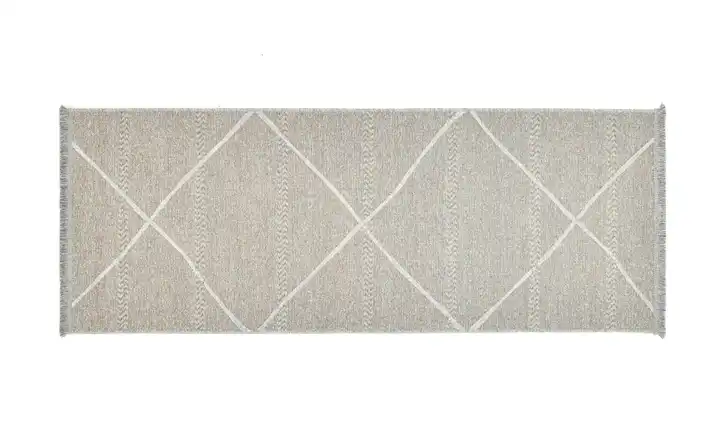 SANSIBAR Sylt Teppich 200 cm 80 cm 80x200 cm Beige