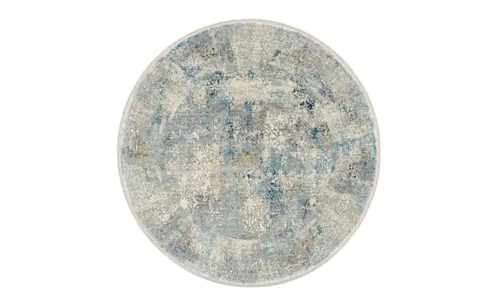meinTeppich Teppich Rauchblau 200 cm 200 cm 200x200 cm