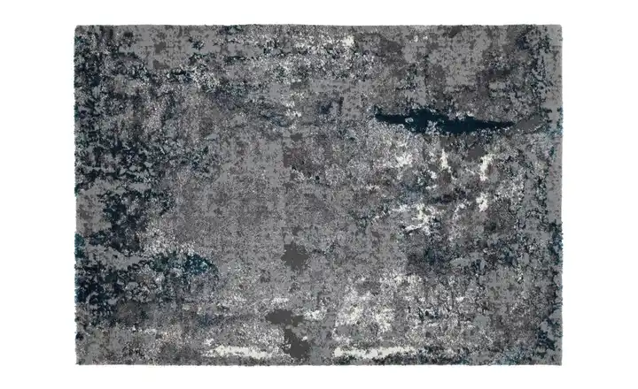 meinTeppich Webteppich Juwel Liray 170 cm 120 cm 120x170 cm Grau, Petrol