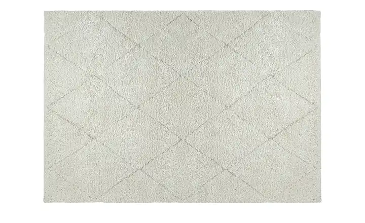 Webteppich Creme 140x200 cm
