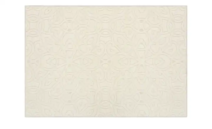 Webteppich Creme 160x230 cm Damast
