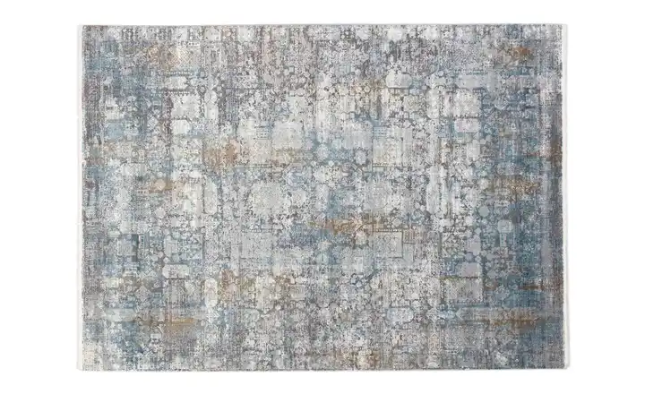 Musterring Teppich 290 cm 200 cm 200x290 cm Grau, Türkis/Petrol