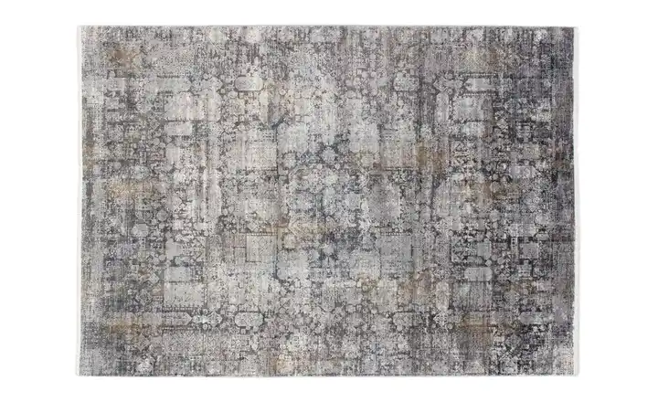 Musterring Teppich 290 cm 200 cm 200x290 cm Grau, Hellgrau, Goldgelb