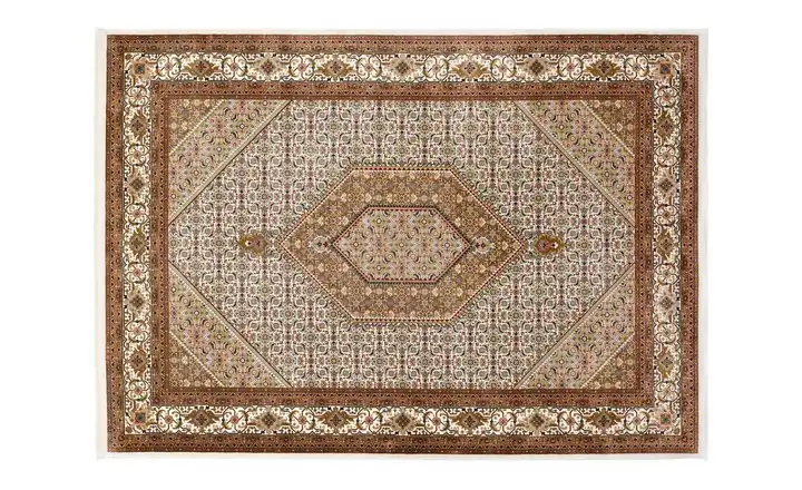 Teppich Aleyna Bidjar 300 cm 240 cm 240x300 cm Creme, Beige, Braun