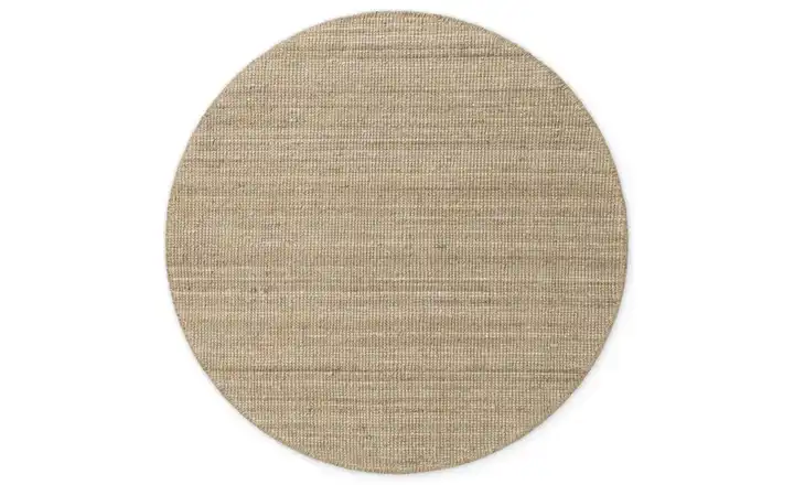 Hanse Home Juteteppich 200 cm 200 cm 200 cm Ø 200 cm Natur, Grau, Braun