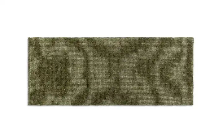 Hanse Home Juteteppich 200 cm 80 cm 80x200 cm Waldgrün