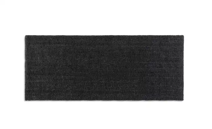 Hanse Home Juteteppich 200 cm 80 cm 80x200 cm Schwarz